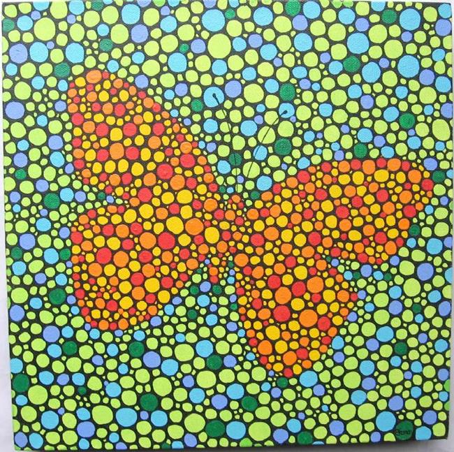 Image result for dot art butterfly