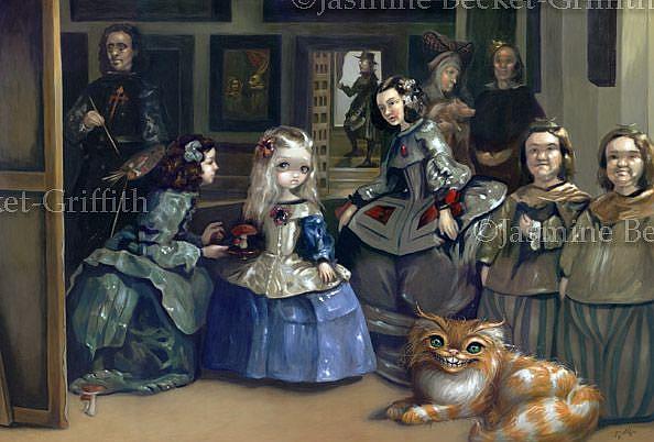 Art Alice and Las Meninas by Artist Jasmine Ann BecketGriffith