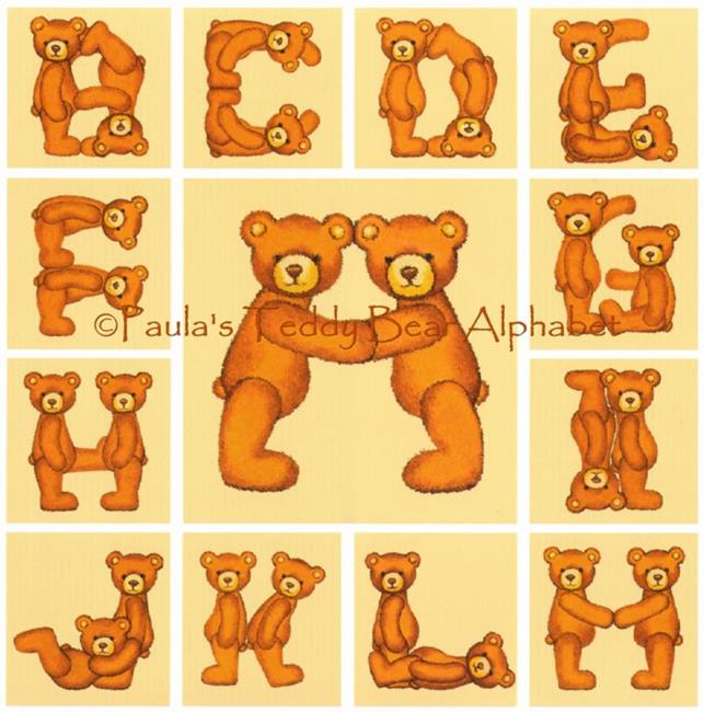alphabet teddy bear clipart - photo #45