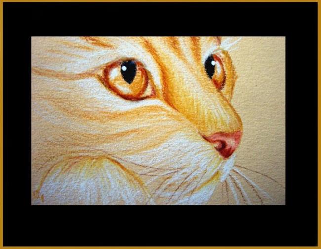 Ginger Tabby Cat Sketch 2 - by Cyra R. Cancel from Gallery