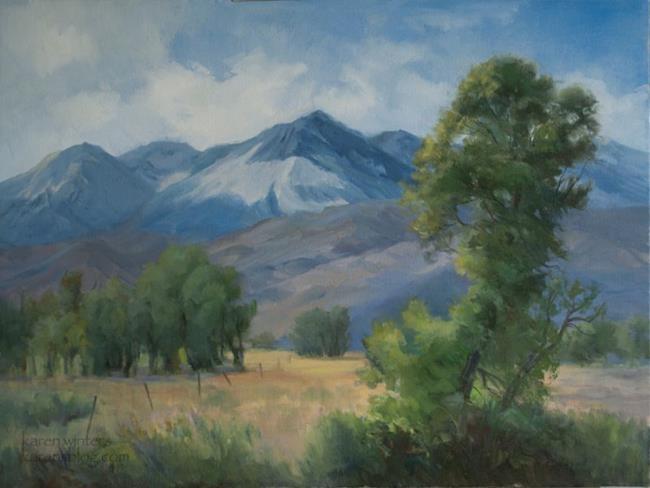  - Edge-of-Autumn-High-Sierra-Bishop-California-oil-painting-Mt-Tom