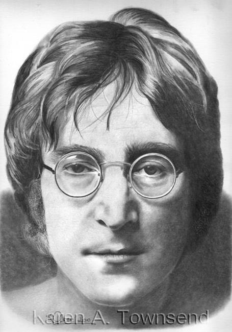 Art John Lennon by Artist Karen Townsend