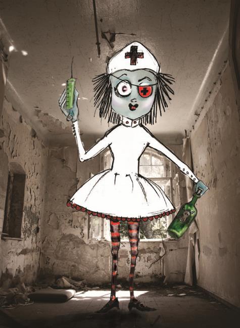 Art: Night Nurse by Artist Noelle Hunt. There is something about me that has 