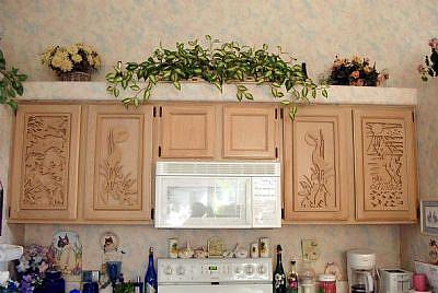 Custom Kitchen Cabinet Doors on Custom Made Kitchen Cabinet Door Plaques   By Gina Stern From Custom