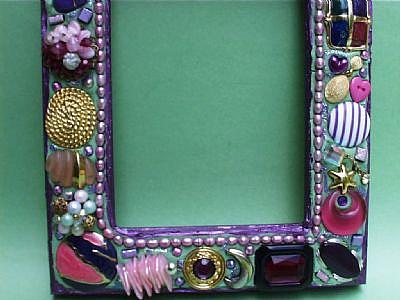 Green  Jewelry on Purple And Green Mosaic Jewelry Frame  Sold    By Laura Winzeler From