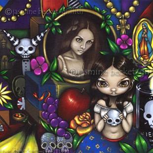 Art: Dia de los Muertos by Artist Jasmine Ann Becket-Griffith