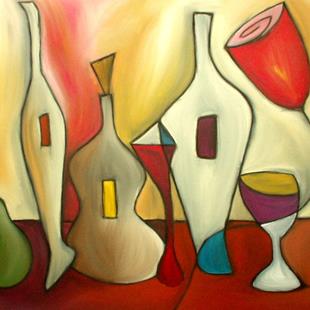 Art: Wine 19 by Artist Thomas C. Fedro