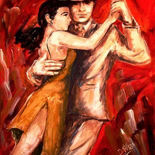 Art: Tango #3 - SOLD by Artist Diane Millsap
