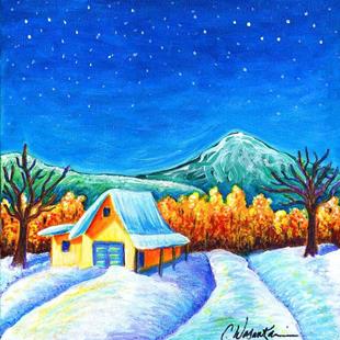 Art: Winter Twilight by Artist Christine Wasankari