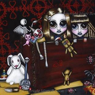 Art: Dark Sisters #5: Terror in the Toy Chest by Artist Misty Monster