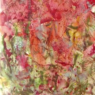 Art: Abstract  Floral by Artist Ulrike 'Ricky' Martin
