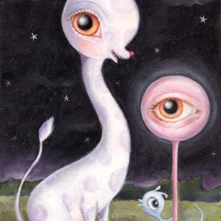 Art: The Magnificent Eyeball by Artist Vicky Knowles
