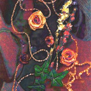 Art: Grandmother's roses by Artist Carolyn Schiffhouer