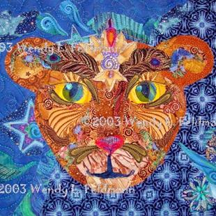 Art: The Cosmic Lion by Artist Wendy L Feldmann