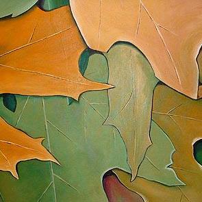 Art: Autumn Leaves by Artist Lindi Levison