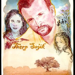 Art: Portrait of Therp Sajik by Artist Erika Nelson