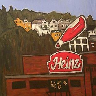 Art: Heinz Plant from 16th Street Bridge Pittsburgh, PA by Artist Amie R Gillingham