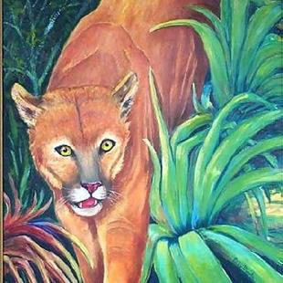 Art: Florida Panther by Artist Ulrike 'Ricky' Martin