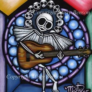 Art: Skelly Choir by Artist Misty Monster