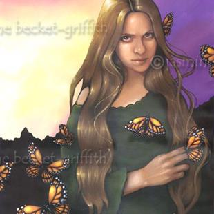 Art: Butterfly Maiden by Artist Jasmine Ann Becket-Griffith