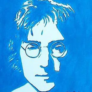Art: John Lennon - sold by Artist Ulrike 'Ricky' Martin