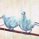 Art: Love Birds by Artist April