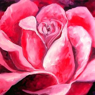 Art: Rosey Rose by Artist Marcia Baldwin