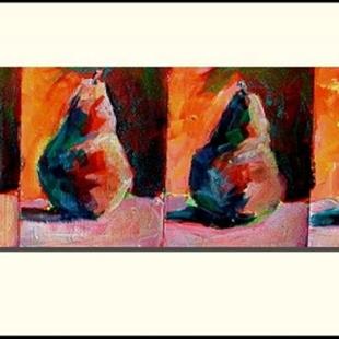 Art: four pears by Artist Susan Frank