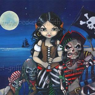 Art: Arrival of the Damned by Artist Jasmine Ann Becket-Griffith