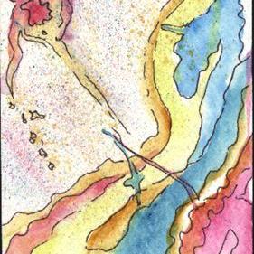 Art: The Painted River by Artist Dianne McGhee