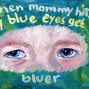 Art: When Blue Eyes Are Bluer by Artist Erika Nelson