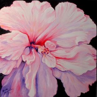 Art: Pink Hibiscus by Artist Marcia Baldwin