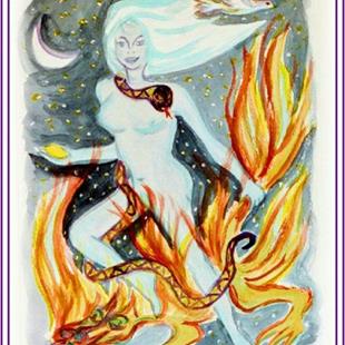 Art: Dragonfire Star by Artist Karin Elizabeth Weiss
