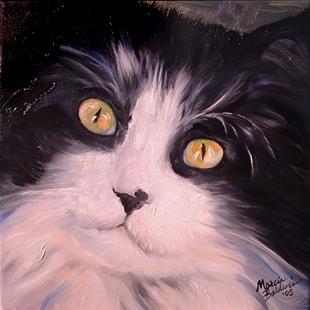 Art: Sweet Kitty Tux by Artist Marcia Baldwin