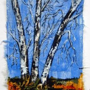 Art: Birch Tree Series, Card 5 by Artist Deborah Leger