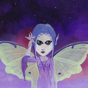 Art: Luna Faery at Twilight by Artist Misty Monster (Benson)