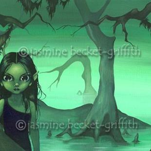 Art: A Swamp Elf by Artist Jasmine Ann Becket-Griffith