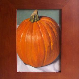 Art: Pumpkin by Artist Lauren Cole Abrams