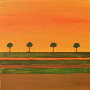 Art: Trees (sold) by Artist Julie Hollis