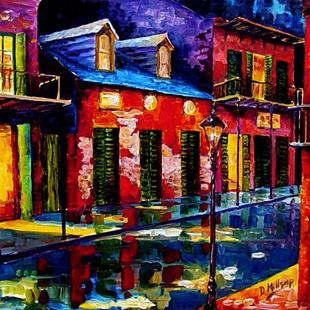 Art: Tribute to the French Quarter - SOLD by Artist Diane Millsap