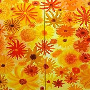 Art: A Fall Color Harvest(Sold) by Artist Lar Shackelford