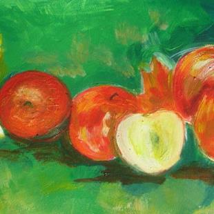 Art: Autumn Apples by Artist Eridanus Sellen
