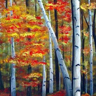 Art: Aspens in Fall #1 by Artist Rita C. Ford