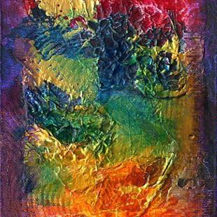 Art: Gemstone Rough #3 ~ From the Earthen Abstracts Series by Artist Christine Wasankari