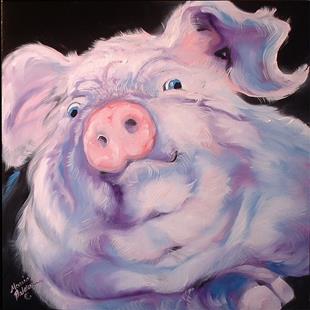 Art: FUN PIG 2 by Artist Marcia Baldwin