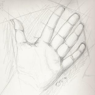 Art: My Hand by Artist Kris Jean