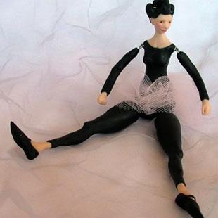 Art: Teresa the ballerina - Jointed Doll by Artist Andree Chenier