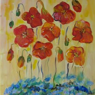 Art: Poppies Bloom-sold by Artist Delilah Smith
