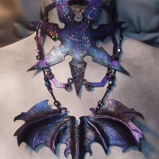 Art: Nebula Wings by Artist Barbara Doherty (MidnightZodiac Leather)