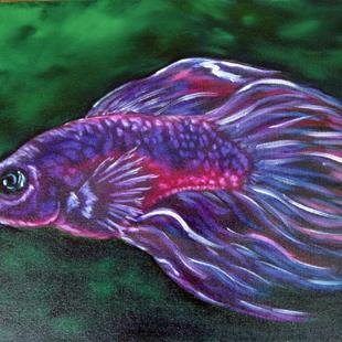 Art: Betta Fish by Artist Tracey Allyn Greene